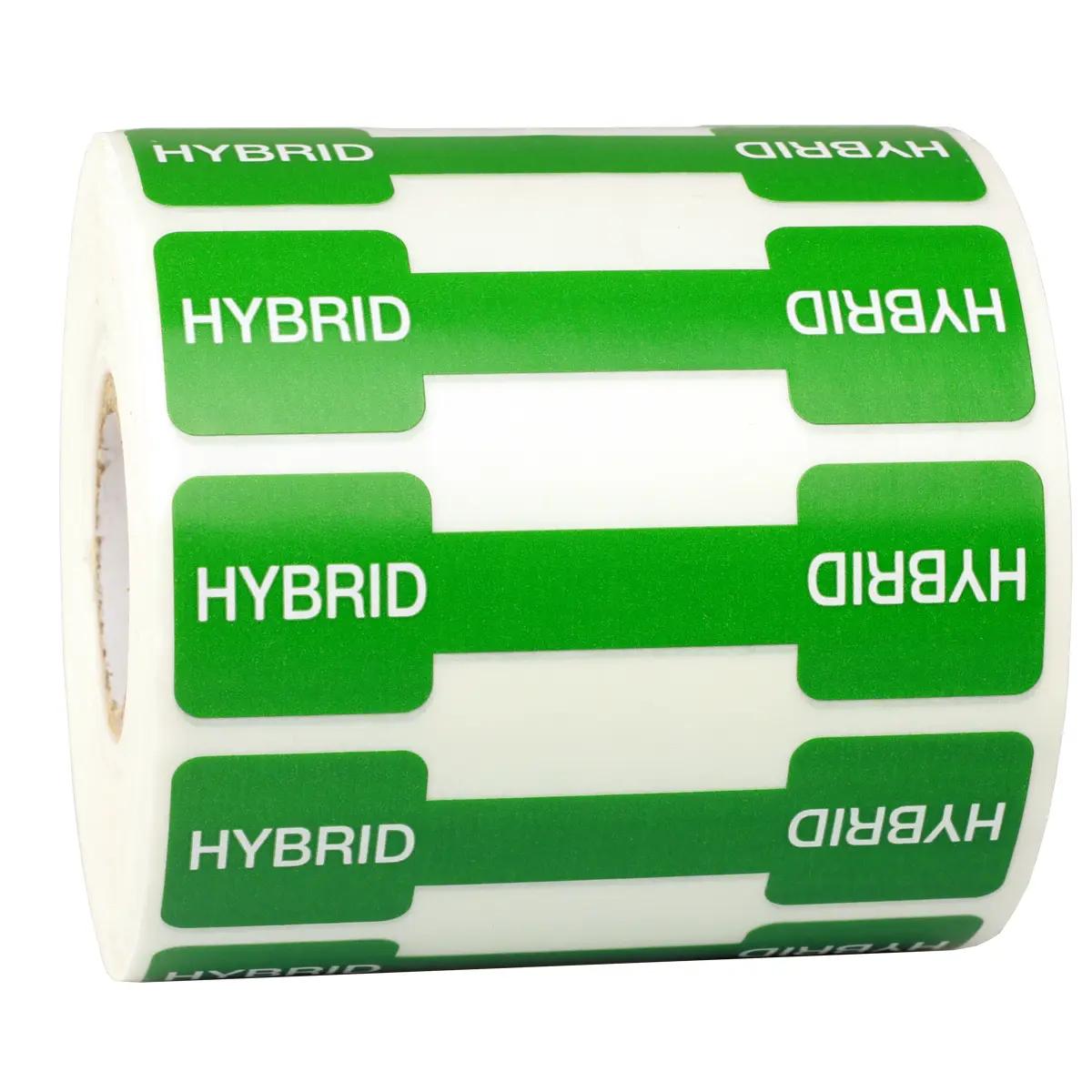 Green Tamper Evident Universal Marijuana Strain Labels, dispensary compliance labels