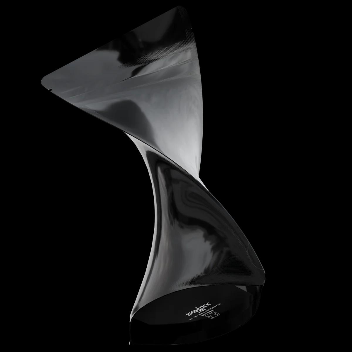 1/2 oz CR Exit Bag Gloss Black Opaque, cr exit gloss black opaque mylar bag