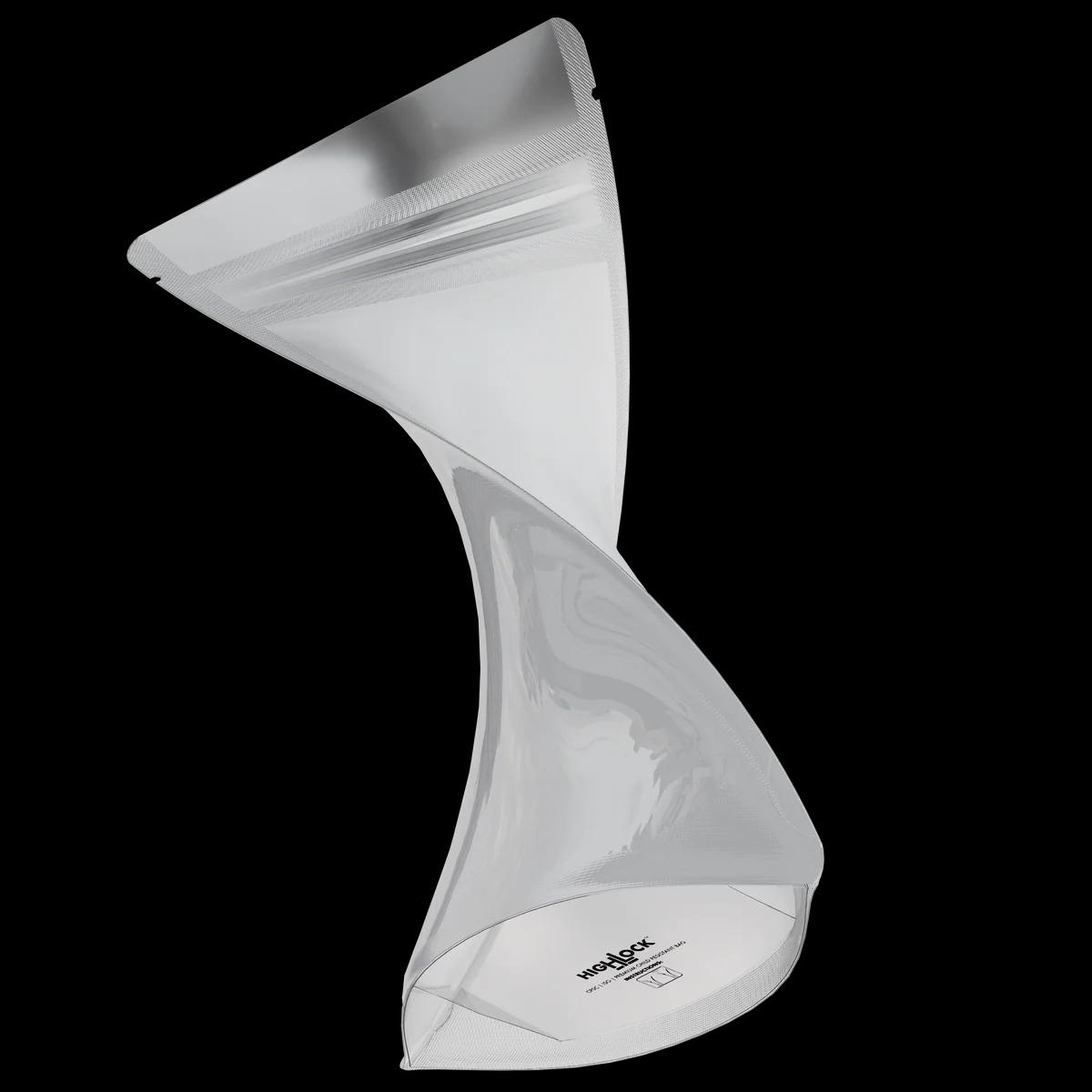 1/2 oz CR Exit Bag Gloss White/Clear, cr exit gloss white/clear mylar bag