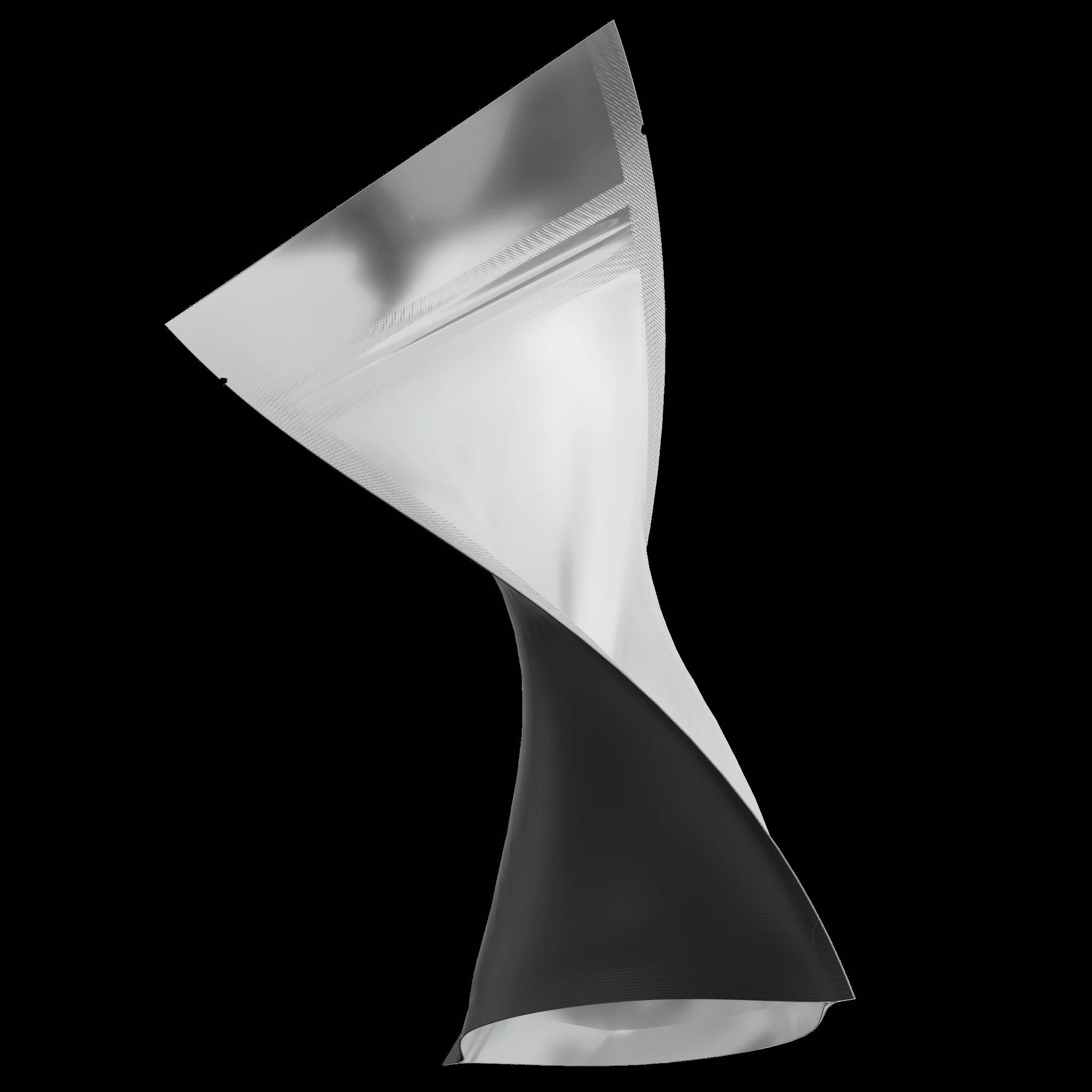 1/4 oz Matte Black/Clear, matte black/clear mylar bag