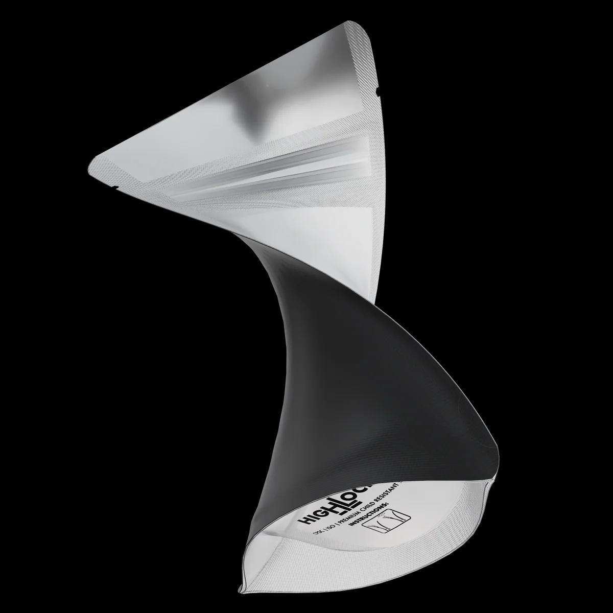 1/8 oz CR Exit Bag Matte Black/Clear, cr exit matte black/clear mylar bag