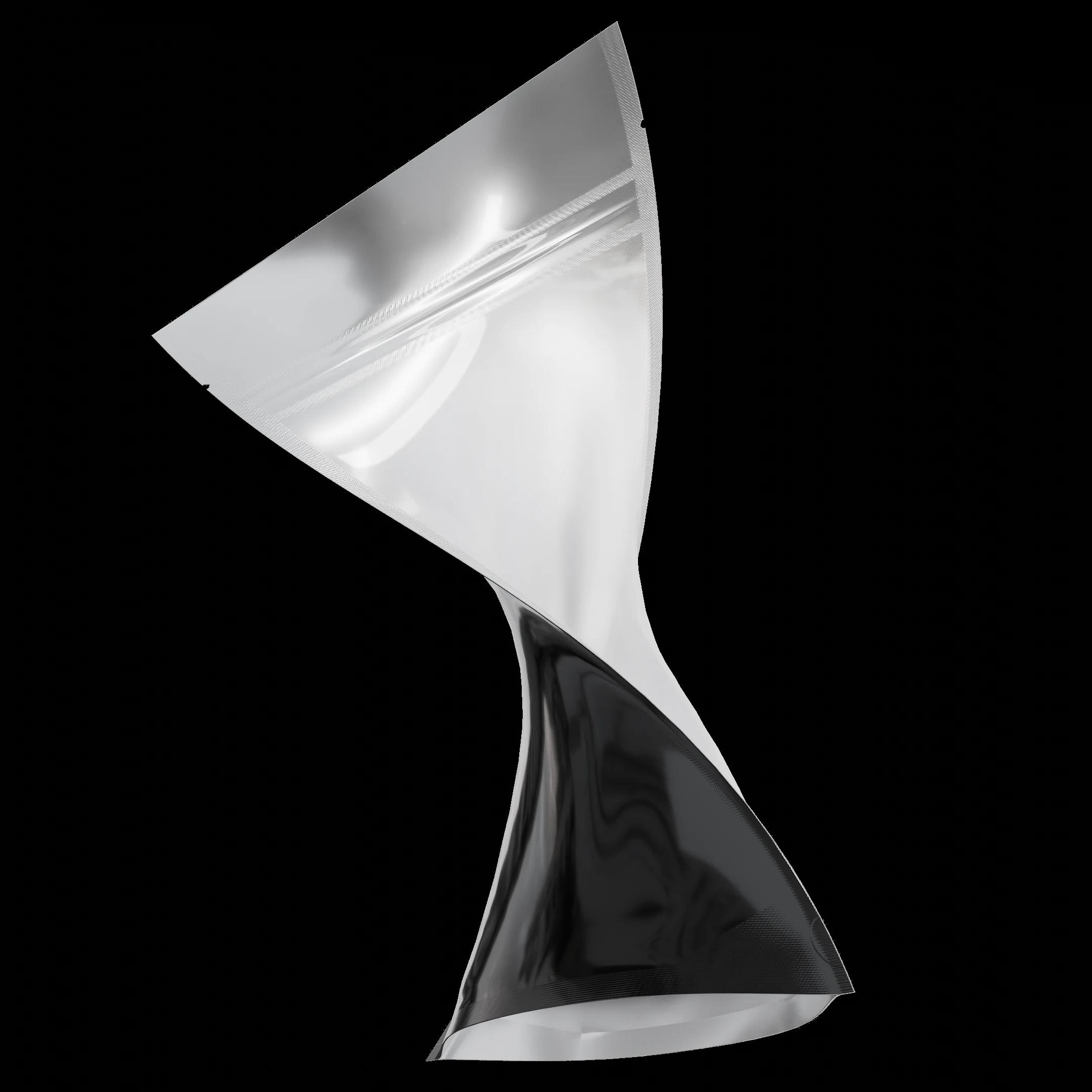 1 oz Gloss Black/Clear, gloss black/clear mylar bag