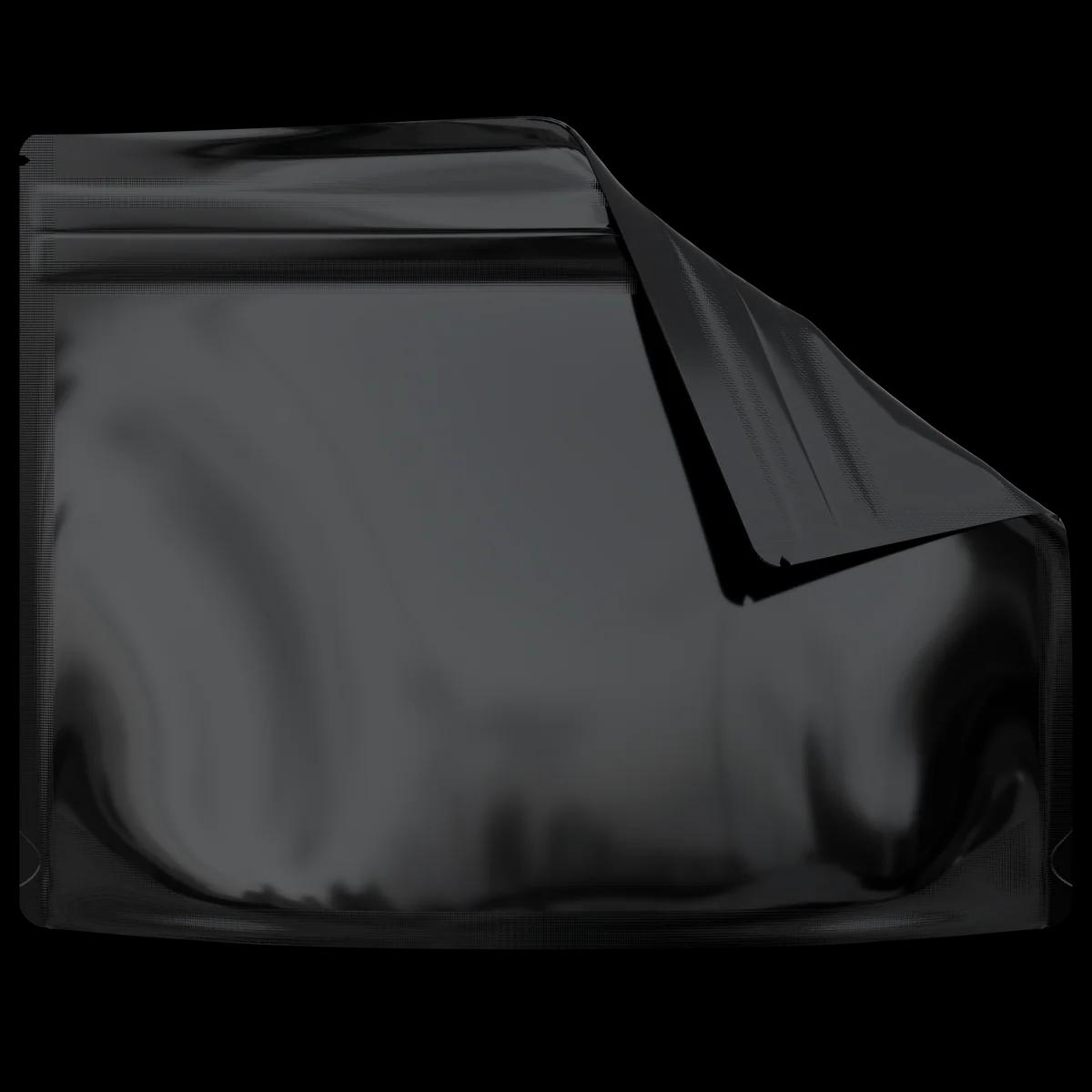 Large 12 x 9 CR Exit Bag Gloss Black Opaque, cr exit gloss black opaque mylar bag