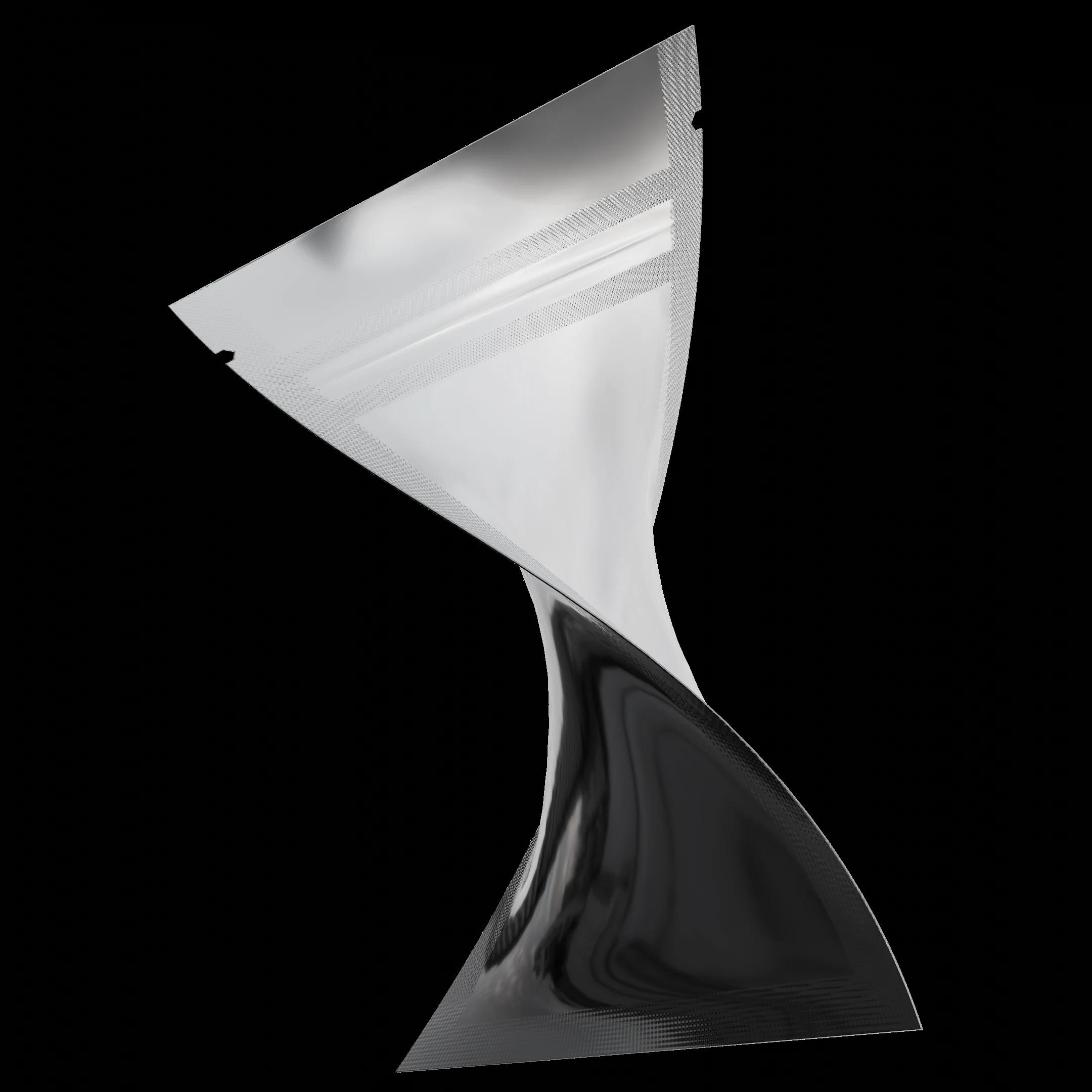 1g Gloss Black/Clear, gloss black/clear mylar bag