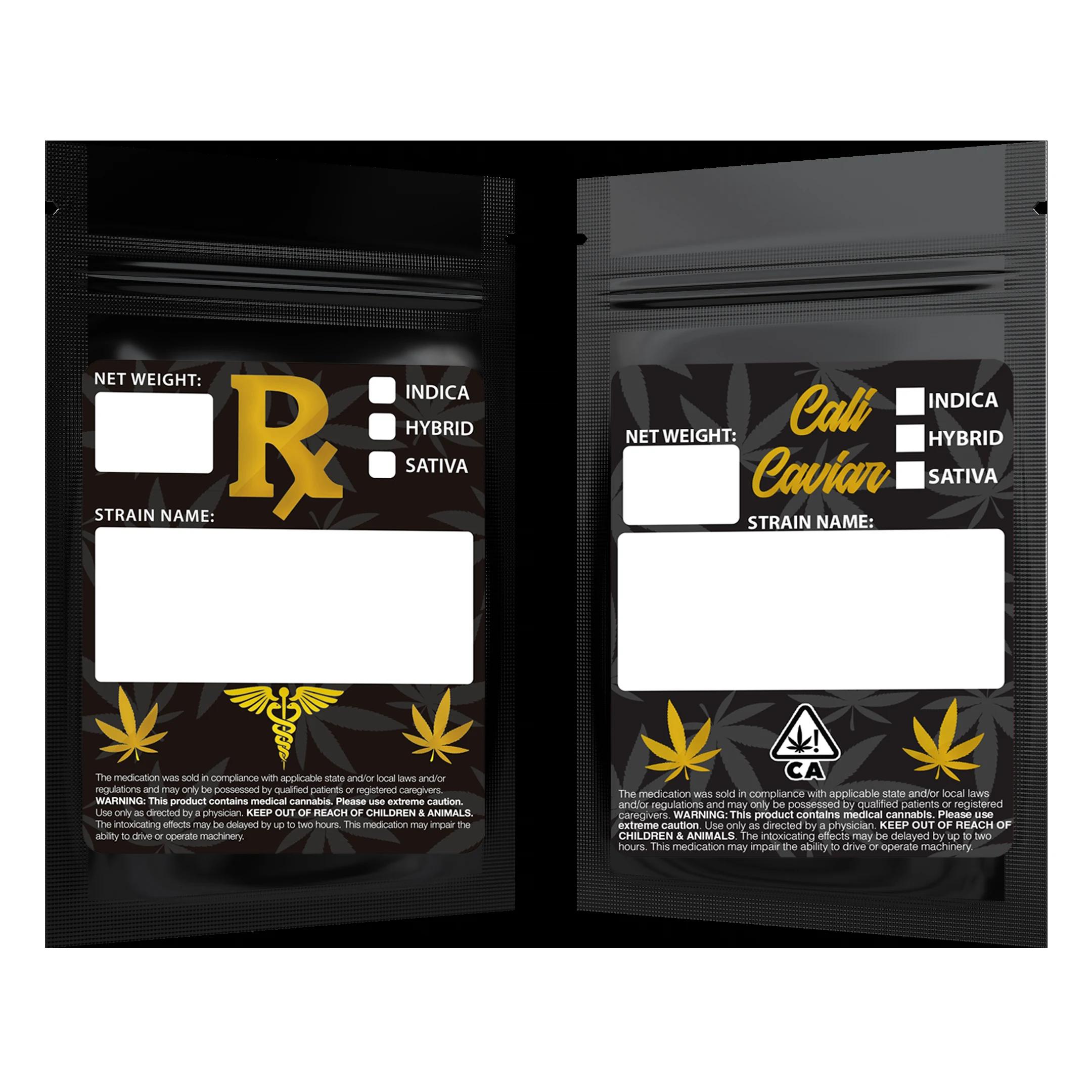 1g Gloss Black Opaque + Labels, gloss black opaque + labels mylar bag