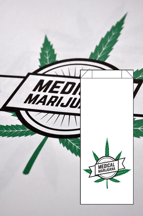 Dispensary Bag Design #19, paper bag