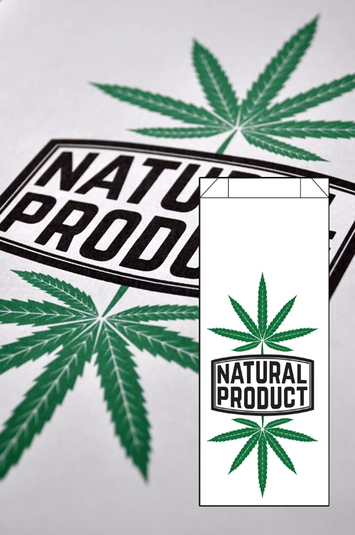 Dispensary Bag Design #20, paper bag